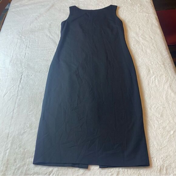 Lauren Ralph Lauren Black Sleeveless Wool Blend Dress Size 6 - Picture 1 of 11